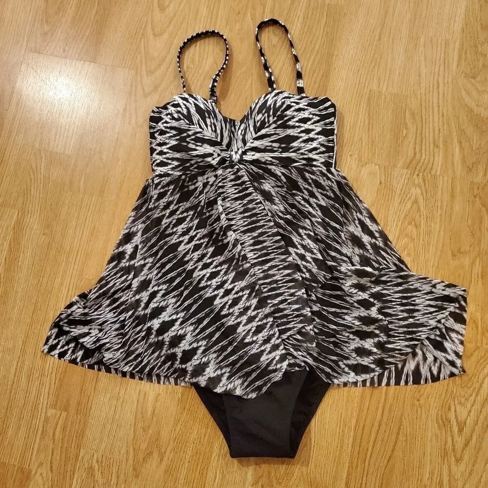 NEW Profile by Gottex Shibori Flyaway One Piece